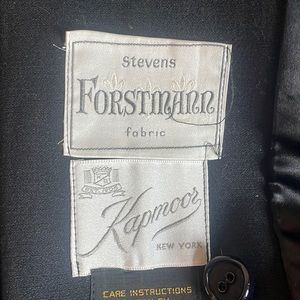 Townley Annie Furs trench black coat. From the 70’s